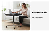 elevateTop Coffee Table with Casters Multi-Functional Transformable Elevatesurface Top Sturdy Framework Easy to Clean
