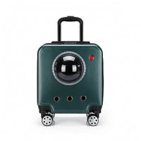 Pet Carrier Suitcase Breathable Wheeled Pet Carrier  Sturdy