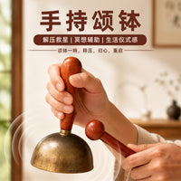 Brass Handheld Singing Bowl Set for Meditation and Yoga