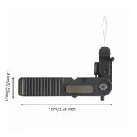 Fly-Fishing Line Compact Folding Line Ribbed Grip for Tackle Box