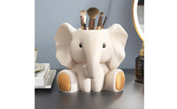 Elephant Pen Holder Multi-Functional Elephant Desk Organizer Desktop Decoration