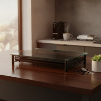 Glass Top Coffee Pod Drawer Sturdy and Long-Lasting for Kitchen, Office