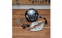 Easy to Install GROM125 Headlight Kit Mounting Brackets Included Round LED Headlight