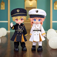 ob11娃衣 制服大衣套装p10 UFDOLL P9素体gsc粘土人bjd娃12分娃衣