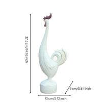 Chicken Figurine Housewarming Gift Home Decor Glossy Finish