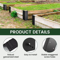 Garden Corner Bracket Bed Headboard Bracket Rustproof Metal Connector for Furniture Garden Vegetable Garden Potted Plants