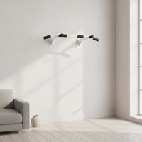 Wall-Mounted Pull-up Bar Compact Pull-up Bar with Padded Grips Space-Saving Fitness Equipment for Adults