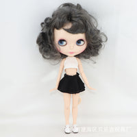 blythe小布娃鞋时尚百搭日字扣皮鞋多色可选 ob22 ob24 azone适用