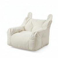 Soft Floor Sofa with Ears Padded Children Sofa Upholstered Kids Armchair Low-Rise for Playroom