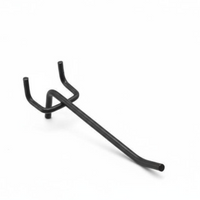 Pegboard holders, Metal Display Holders, Triangular Hole Board, sturdy Duty, Organizer for Supermarket, Home, Office, Monochrome