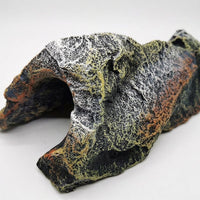 Tree Trunk Reptile Hide Cave, Fish Aquarium Ornaments for Hiding, Fish Aquarium Accessories for Reptiles and Amphibians
