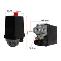 Air Pump Pressure Control Switch Easy Installation