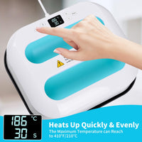 Large Size Heat Press Machine for Fuse Beads 25*30cm, No Hole, Even Heating, Thermal Transfer Machine, US Plug