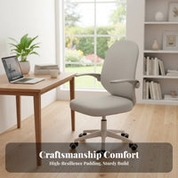 Highspine Reclining Chair with Footrest Height Adjustable rotate Seat for Study