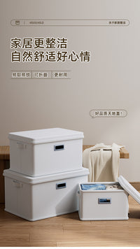 Foldable Fabric Storage Box with Lid for Clothes and Toys