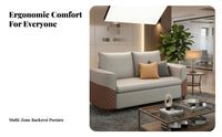 Modern Design Minimalist Office Seating Set High-End Look Reception Sofa Professional Appearance business-grade Furniture Comfortable Cushioning for Guests, Clients, Business Owners, Conference Room, Lobby