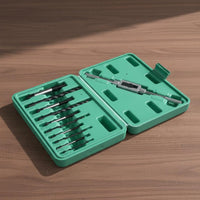 11 Pieces Stripped Screw Extractor Tool Set Wear Resistant Wrench Boring Tool Extractor Set Stripped Screw Remover Kit for DIY Enthusiasts