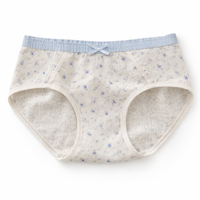 Underwear Women Multipack with Extended Gusset and Jacquard Weave, Combed Knickers for Everyday Wear, Breathable Ladies