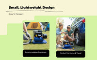 Cordless brushless tire inflator, fast