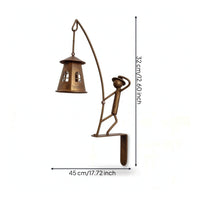 Fisherman Candle Holder Rustic Decor Farmhouse for Garden