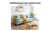 Removable and launderable Cover Folding Mattress Couch Foldable Design Upholstered Fold-extendable Bed two-in-singleUse Sleeper Sofa Space-Saving for Small Apartment Dwellers, Guest Hosts, Homeowners, Bedroom, Office