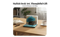 3D Memo Pad Calendar Creative Gift Paper Sculpture Calendar Multi-Functional Tear-Away Art Notepad for Friends, Students, Desktop, Home Decor, Bedroom