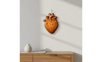 Wooden Heart Timepiece Decorative Accent Heart Wall Timepiece Battery Operated