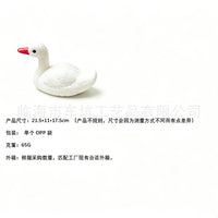 Floating Simulation White Swan Ornament Outdoor Pond Pool Decoration Garden Landscape Plastic Fake White