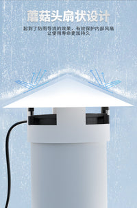 Solar Exhaust Fan 12V Outdoor Roof Exhaust Fan Vehicle 110 Duct Fan Rural Toilet Ventilation Fan
