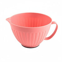 Egg Beating Bowl with Spout Heat Resistant Spouted Mixing Bowl Easy to Clean Kitchenware for Salad Making