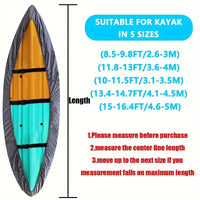 Waterproof UV-Protected Kayak Cover for Outdoor Use