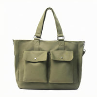 Rectangular Travel Bag Matte Material Utility Travel Bag Detachable Shoulder Strap Handbag for Daily Storage