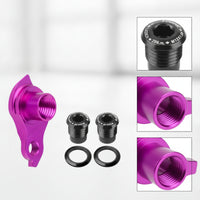 CNC-Machined UDH Derailleur Hanger Anodized Direct Mount Hanger with Bolts Aluminum Hardware Compatible for Mechanics