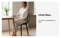 Upholstered Shell Chair Nordic Aesthetic Household Furniture Sturdy Frame