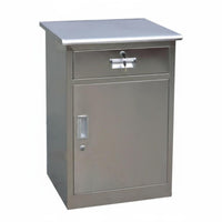 Medical Instrument Cabinet Resistant Stainless Steel Cabinet Rust-Resistant Steel Storage Locker for Pharmacists, Lab Technicians