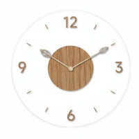 Levitating Number Wall Clock Non-Ticking Transparent Acrylic Clock Easy to Watch for Bedroom, Office