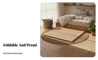 Rollable Slat Foundation hush-quiet foundation interlinked Bed Slats for Students, Renters
