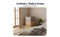 Two-Tone Drawer Unit Minimalist Aesthetic Nightstand Modern Design
