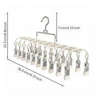 Stainless Steel Sock Dehumidifying Rack Non-Slip Sock Dehumidifying Rack No Pinch Marks Stainless Steel Clip-Equipped Laundry for Balcony