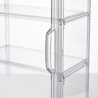 Display Cabinets with Clear Flip Lid, Shelf for Home Organization, Cases for Collectibles and Golf Ball Case