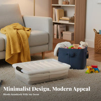 Under-Bed Container Transparent container Organizing Box Large Capacity for Dorm Room