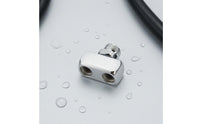 Low-Pressure Splitter Adapter Plated Metal Finish Dive Regulator Splitter Silver