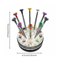 10 Pieces Watch Repair Screwdriver Set Precision Watch Screwdriver Bearing Steel Bits Hand Tool for Watchmakers
