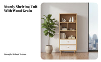 Unrestricted Combination sectional bookshelf DIY Configuration sectional Shelving Unit Easy Assembly bookshelf Sturdy for Book Lovers, Students, Homeowners, Study Room, Bedroom, Closet