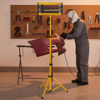 Infrared Paint Baking Lamp High Power Shortwave Infrared Lamp Mobile Stand