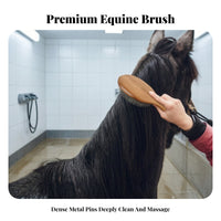 Horse Grooming Brush with Hanging Loop