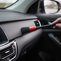 12 Pieces Microfiber Car Detailing Brush Set Professional Automotive Cleaning Brush Kit Long Handle Car Wash Kit with Glove Water Absorption