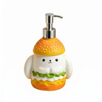 Dog-Shaped Lotion Bottle Rounded Shower Gel Bottle Pump