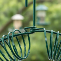 Peanut Wreath Feeder Large Capacity Spiral Wire Peanut Feeder Rust Resistant for Yard