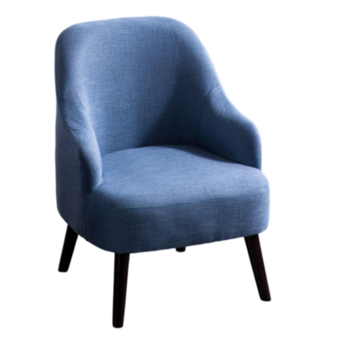 Upholstered Wooden Armchair Nordic Design Upholstered Armchair with Wooden Frame Leisure Aesthetic Comfortable Padding